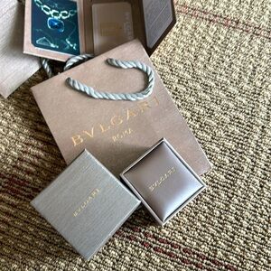 Bvlgari bag , boxes , authentic cards